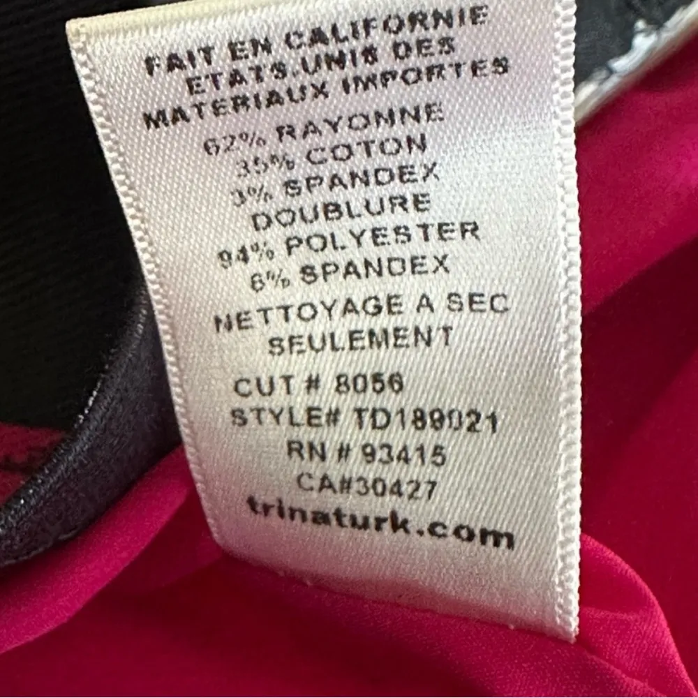 Trina Turk Cheers Floral Bell Sleeve Dress sz 10 - Image 11