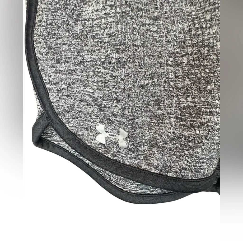Under Armour Heather Gray Running Shorts - Image 2