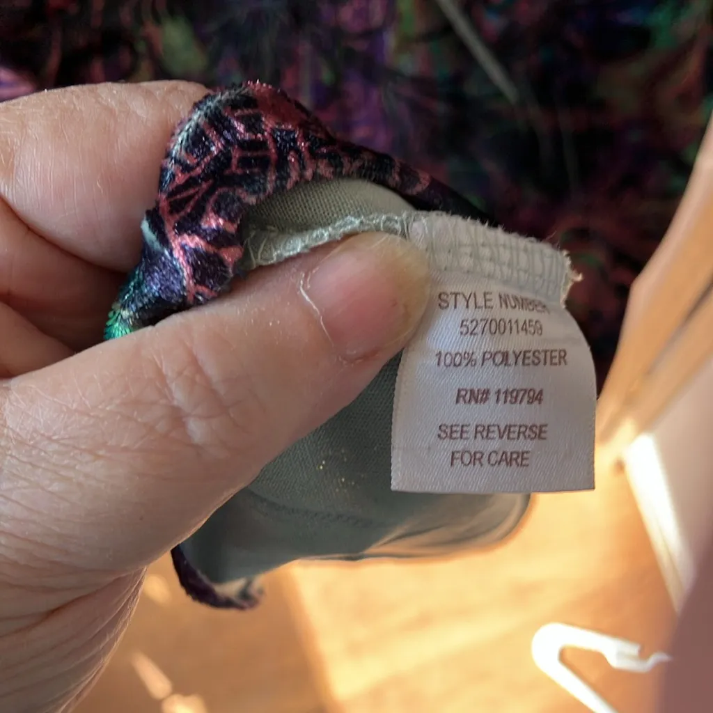 Live and Let Live Multicolor Abstract Blouse pxl - Image 5