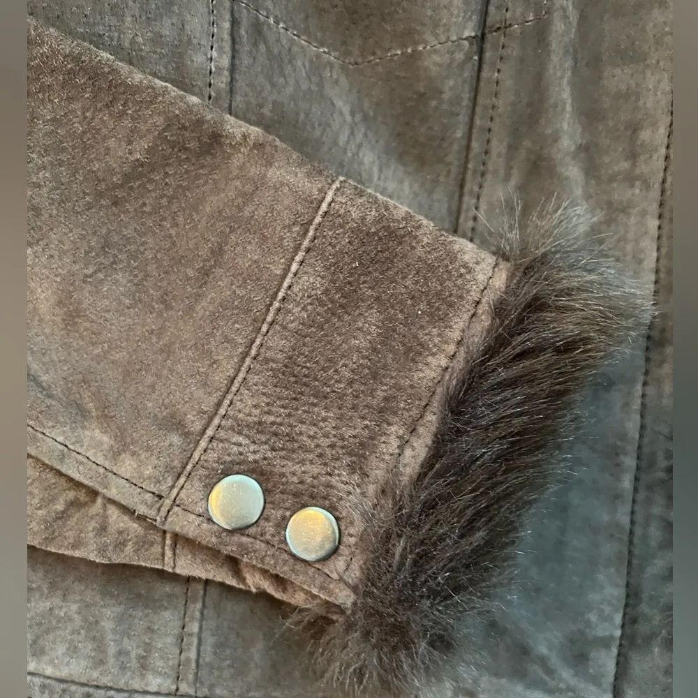 Coldwater Creek  | womens suede jacket. Size: PL - Image 2