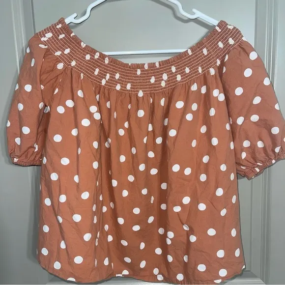 Roller Rabbit Polka Dot Puff Sleeve‎ Denida Blouse - Image 3
