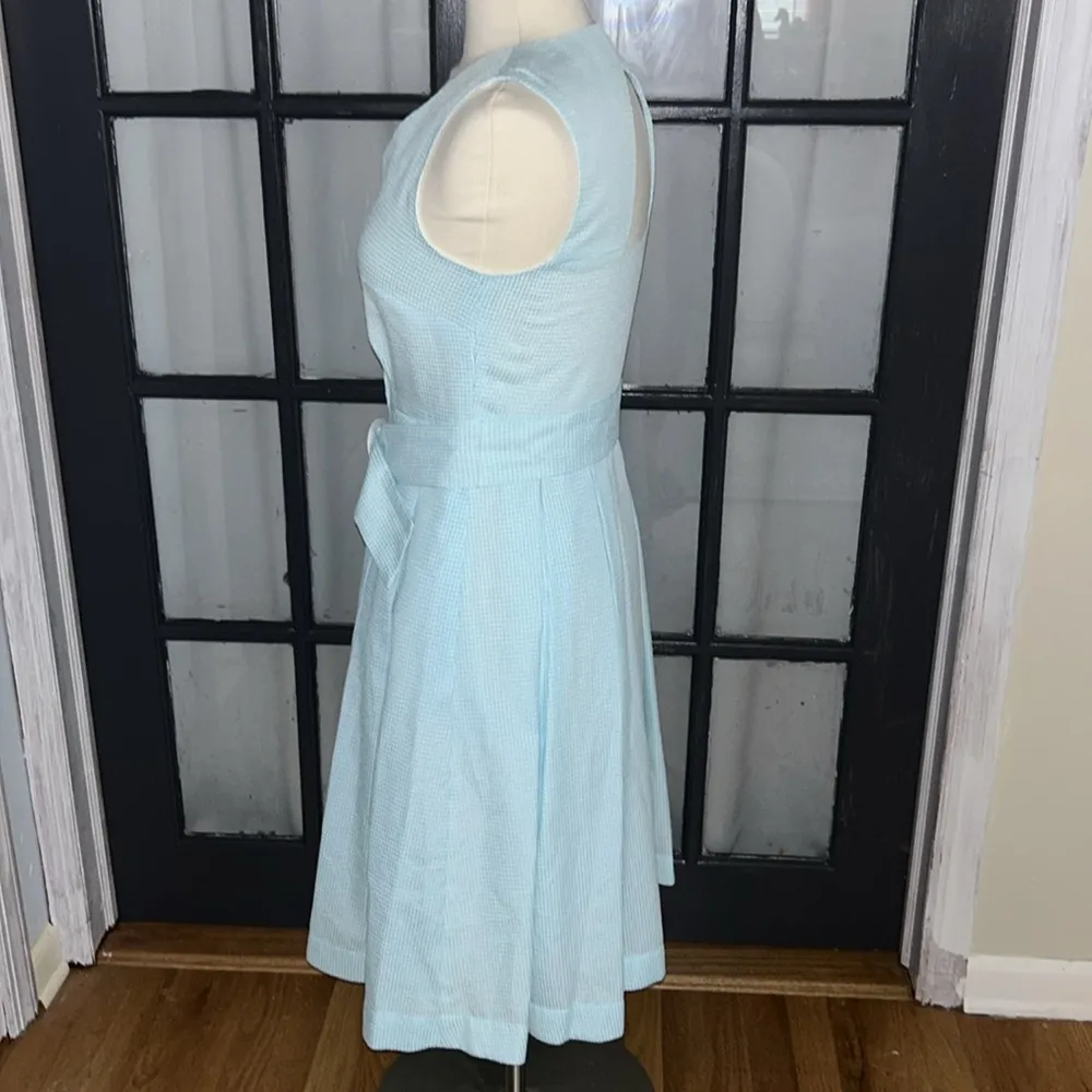 NWOT Donna Morgan Sleeveless Seersucker Dress 4 - Image 5