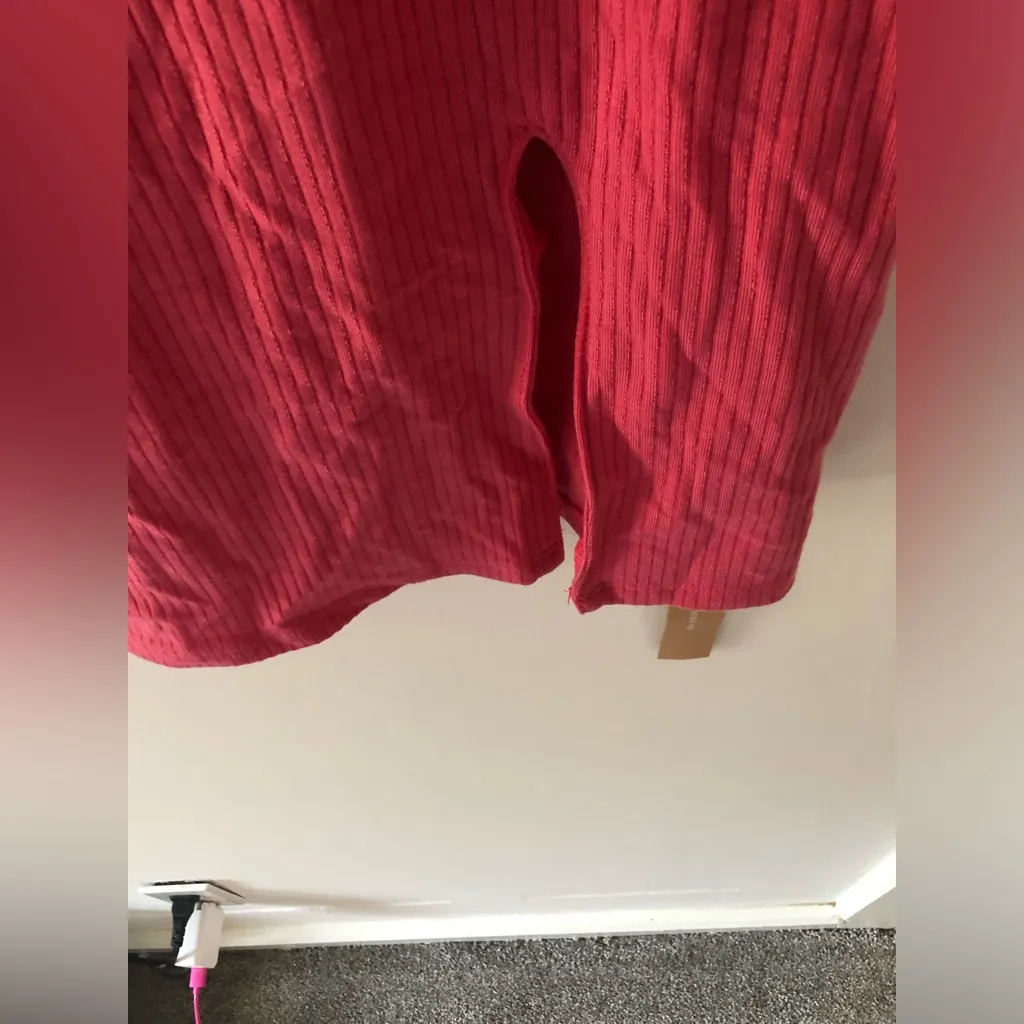 NWT Reformation Skyler Knit Sleeveless Mini Dress in Snapdragon Pink Size Small - Image 9