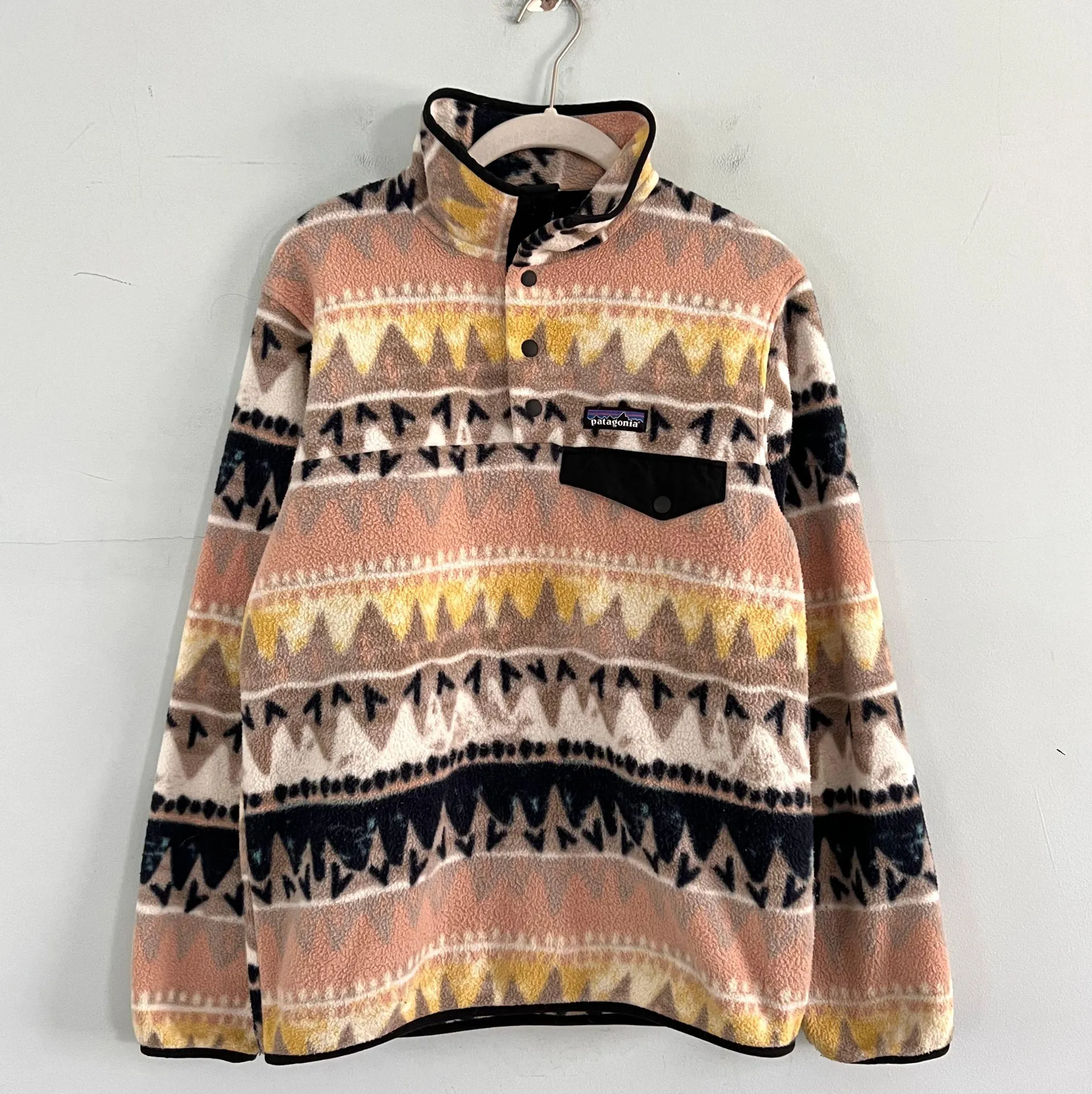 Patagonia Synchilla Snap-T Lightweight Fleece Bandicoot Marrow Pullover Jacket - Image 2