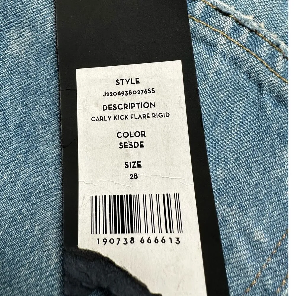 Veronica Beard: Carly Kick Flare High-Rise Jeans - Image 9