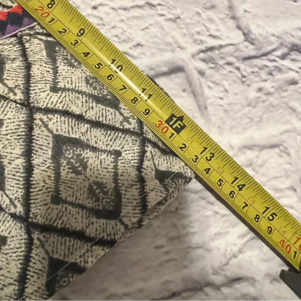 Raga Embroidered Mini Skirt Diamond Print‎ Tassel Detail XS - Image 9