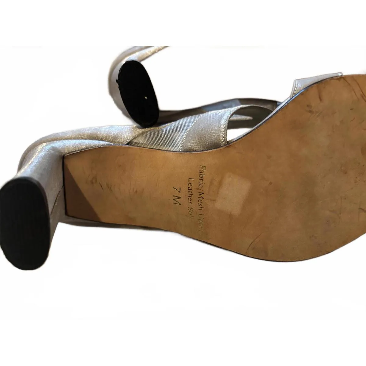 J. Reneé Couture Women's Silver Sandals Decorative Accent 7 - Image 5