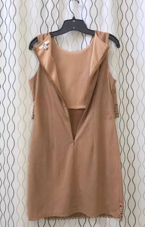 Sleeveless Faux suede Dress - Image 4