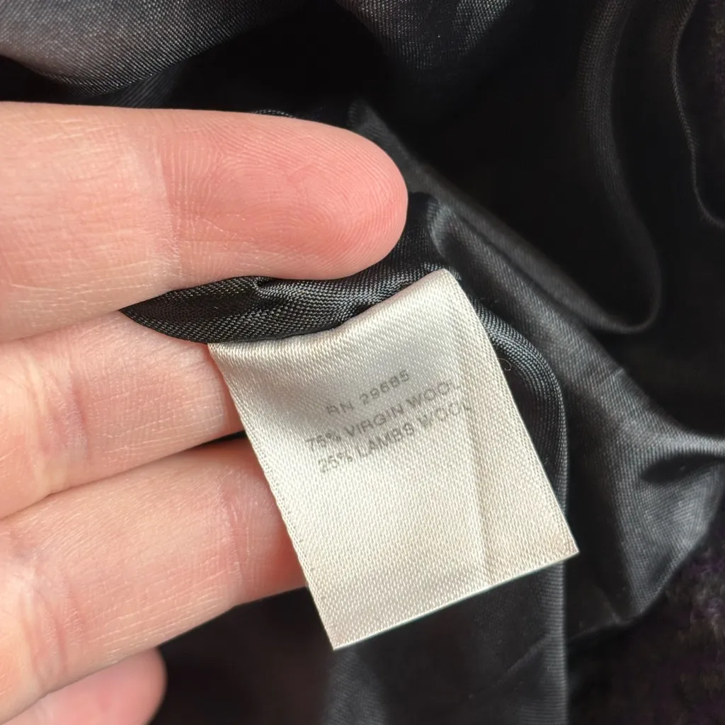 Vintage Pendleton Wool Blend Purple Thick Casual Chic Winter 90’s Sweater Size 8 - Image 4