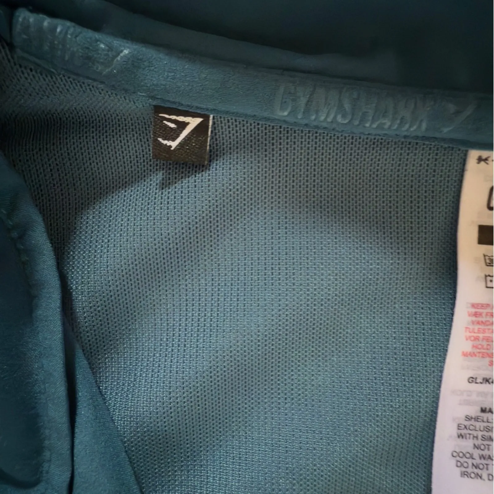 Gymshark Blue Lightweight Full Zip Jacket Size S Workout Athleisure - Image 8