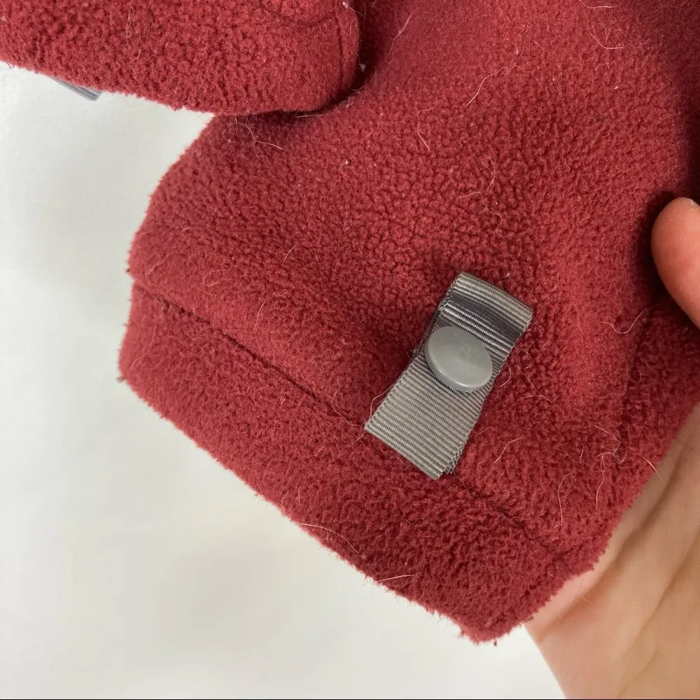 The North Face | Brick Red Full Zip Fleece Jacket S - Image 4