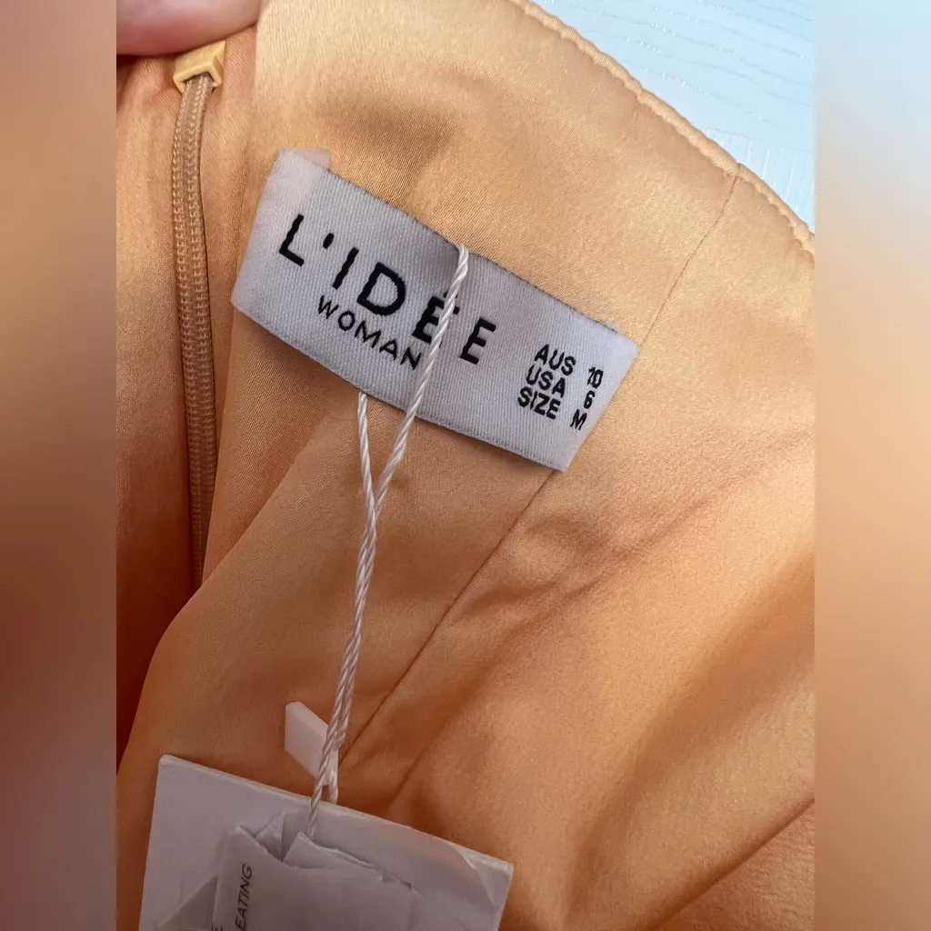 L'IDEE Black Tie Gown in Une Fleur Bleu Size 6 - Image 4