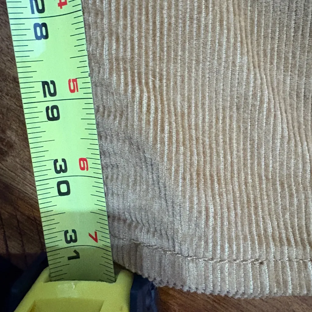 Levi’s 94 Baggy Corduroy Camel Tan Brown Jeans Size 25 - Image 4