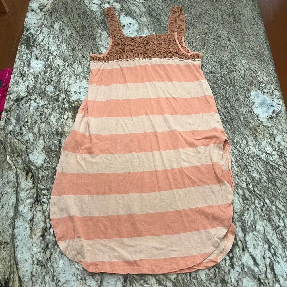 We The Free Luca Crochet Striped Tank Top Dress - Image 4
