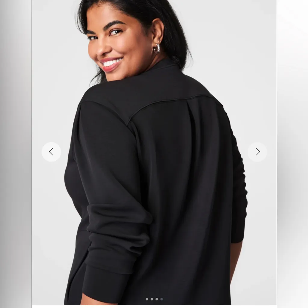 Spanx Air Essentials Crewneck Dress With Pockets Sz M - Image 4