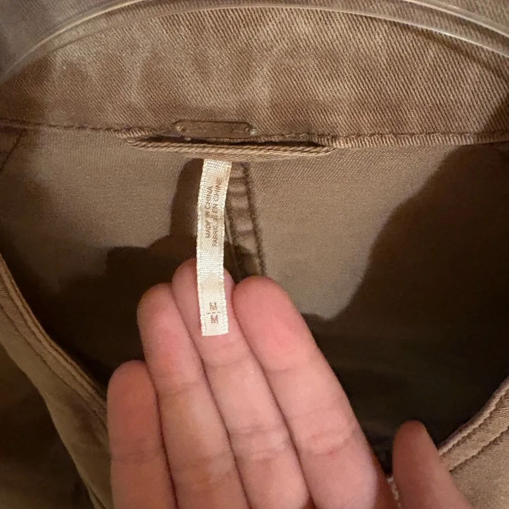 Flared Hem Double Breasted Army Military Jacket - Image 5