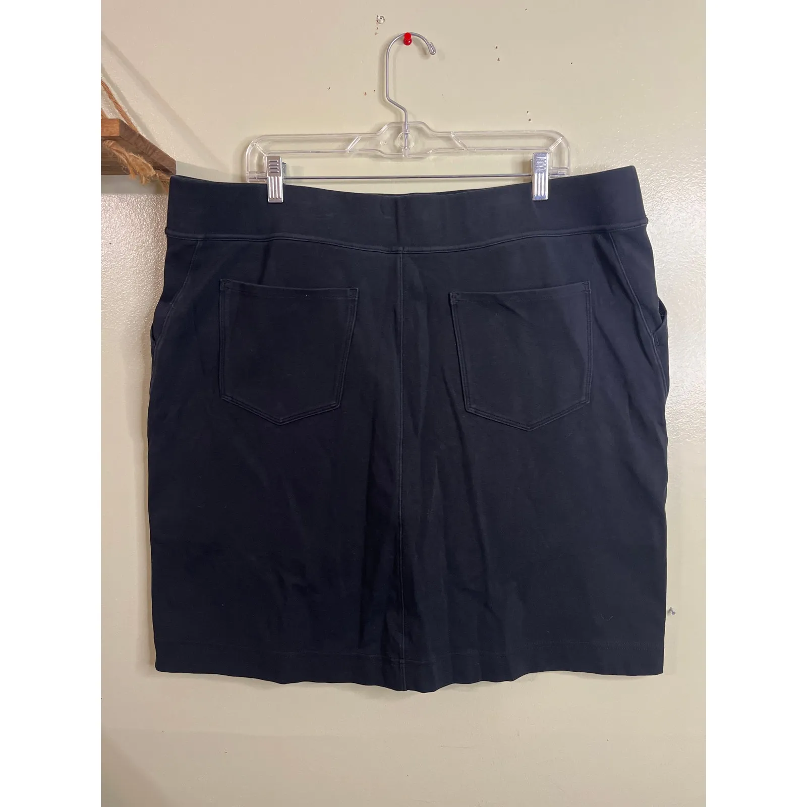 Duluth Trading Company Women's NoGA Naturale Cotton Skort, size XL, MSRP $50 Black - Image 8