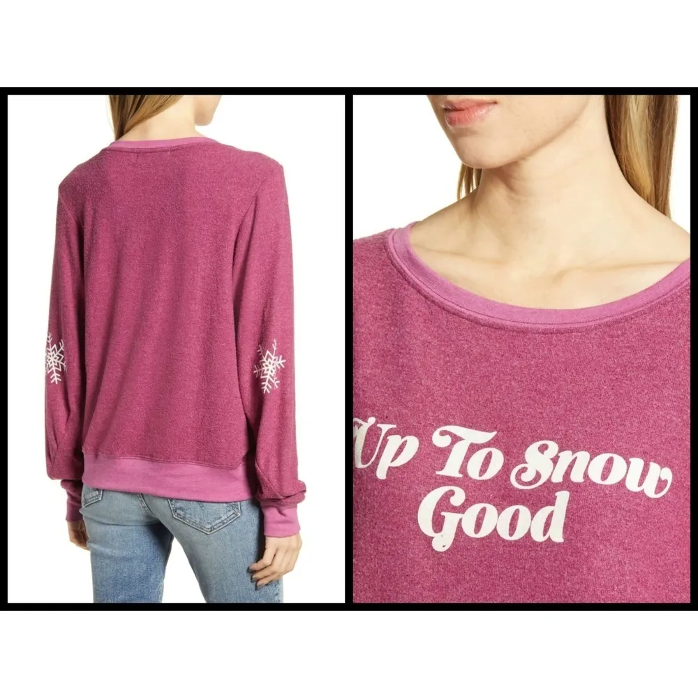 💕WILDFOX💕 Up to Snow Good Baggy Beach Jumper - Image 5