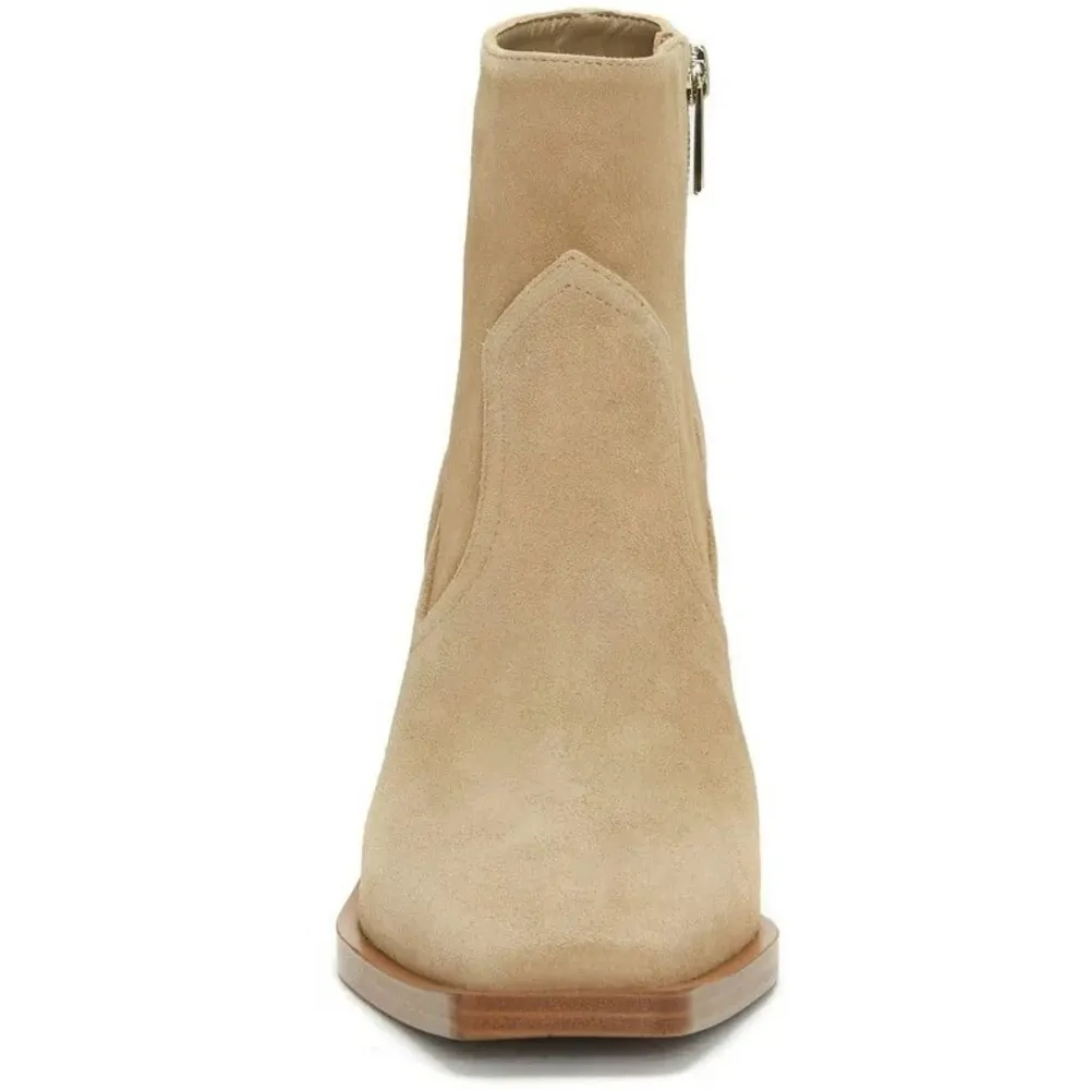 Vince Camuto Amtinda Tortilla Squared Toe Ankle Block Heeled Bootie- Size 8 - Image 3