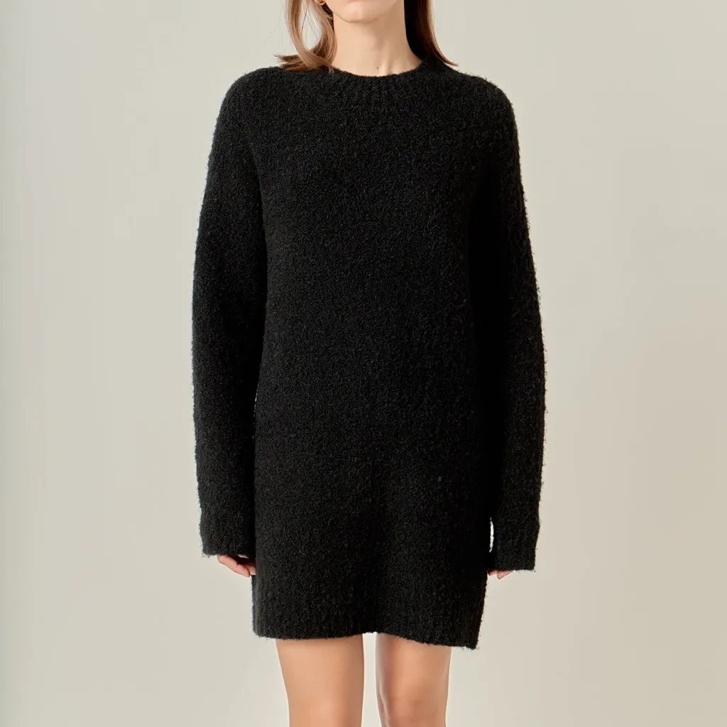 NWT English Factory Cozy Round-neck Sweater Dress – Size Large - Image 5