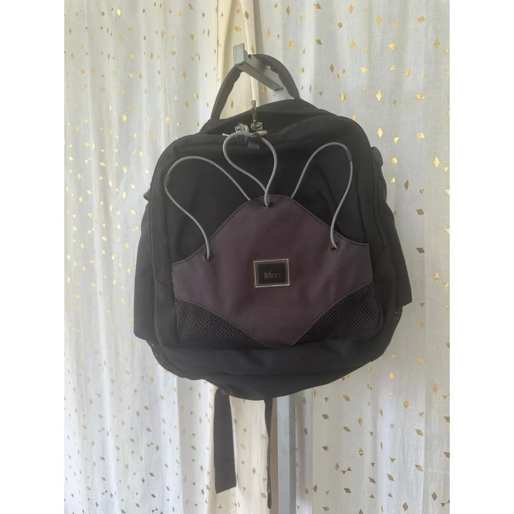 REI Waist Fanny Pack Mother Lode Lumbar Belt Pockets Missing Shoulder Strap Black - Image 2