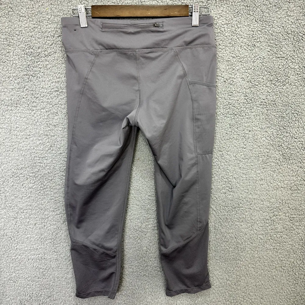 Nike‎ Dri fit Capri Leggings Women Medium Power Racer Outdoor Gym Logo Gorpcore - Image 2