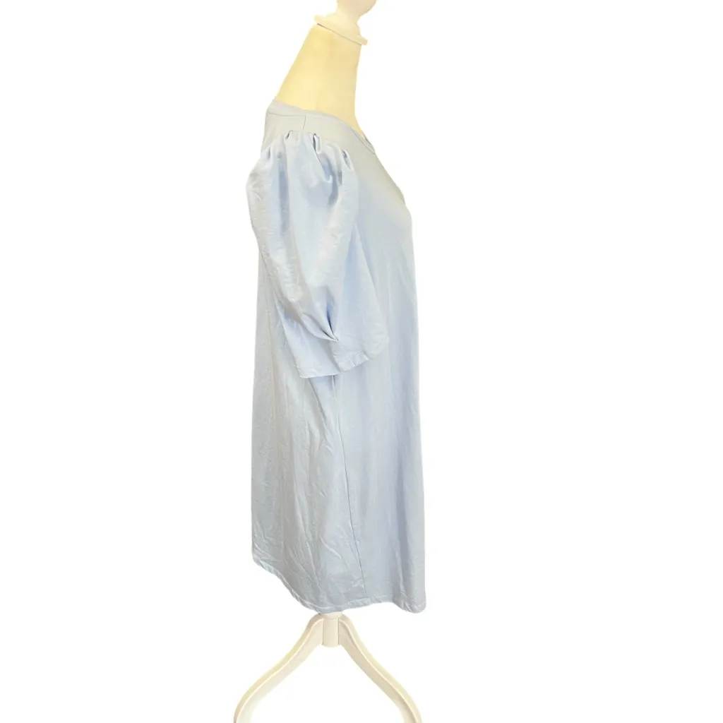 Tuckernuck Pomander Place Stella Cuff Sleeve Dress Periwinkle Blue XL - Image 5