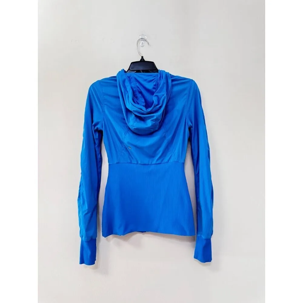 Lululemon Women's Dance Studio Jacket Blue Reversible Full Zip - Image 2