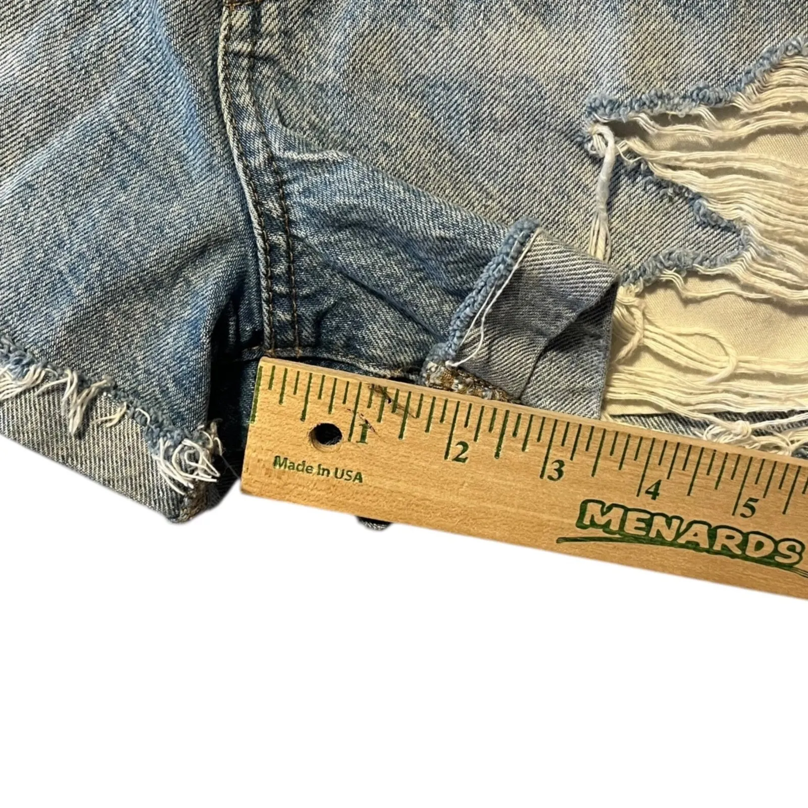 American Eagle Mom Short Women's 6 Denim Jean Distressed Shorts‎ Casual Summer - Image 11