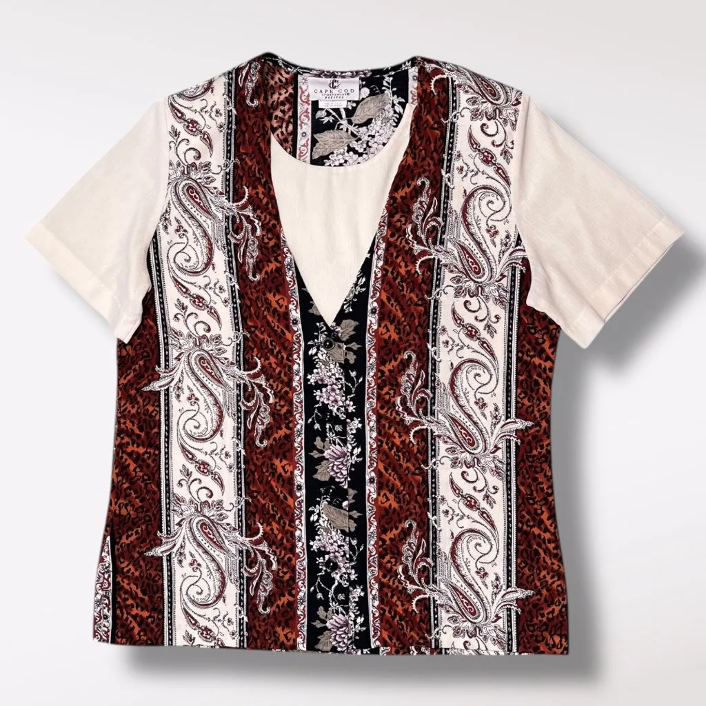 Vintage Cape Cod Sportswear Button Up Shirt Large Multiple Size 12 - Image 7