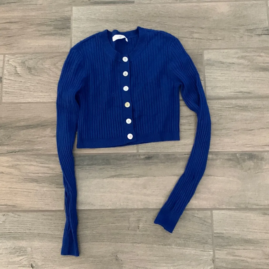 437 blue cardigan - Image 2