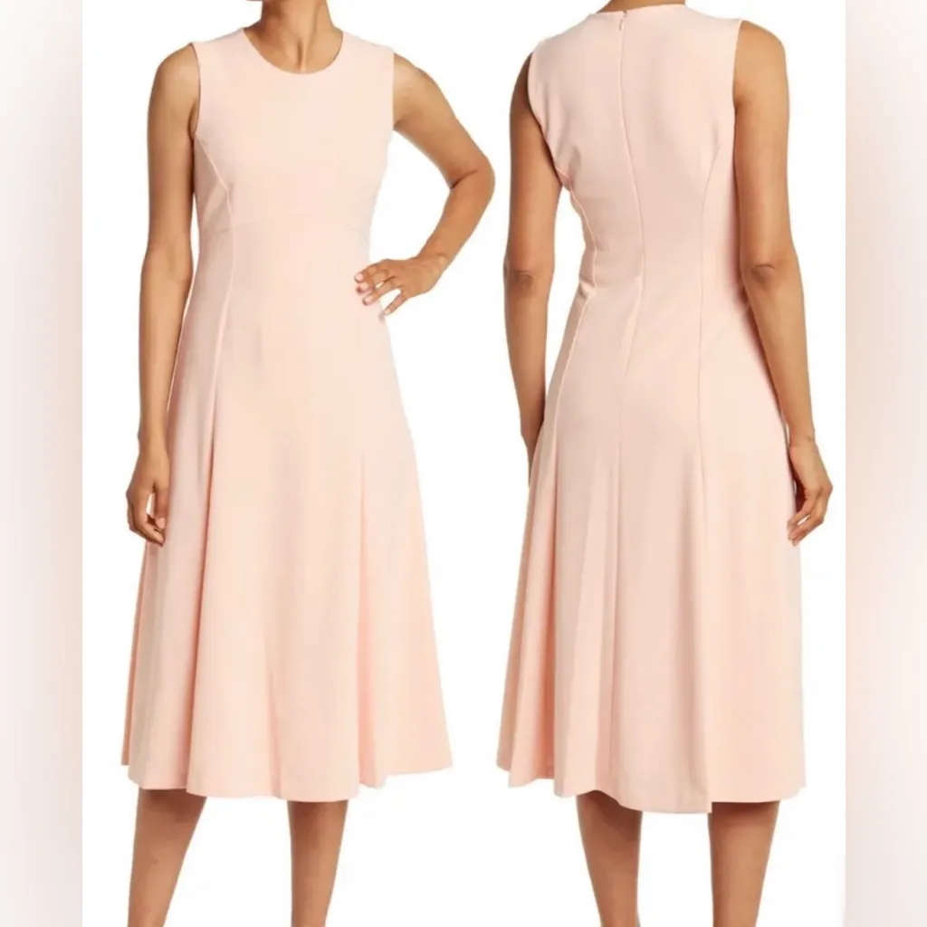 NWT Calvin Klein Pink Midi Dress - Image 2