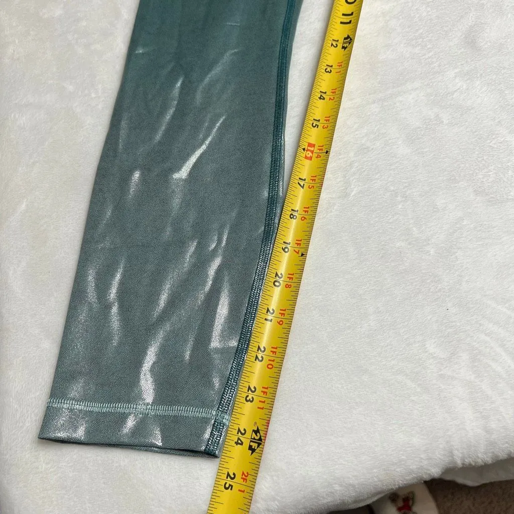 Lululemon Wunder Train High Rise Leggings 8 Gradient Foil Engineer Medium Forest - Image 11