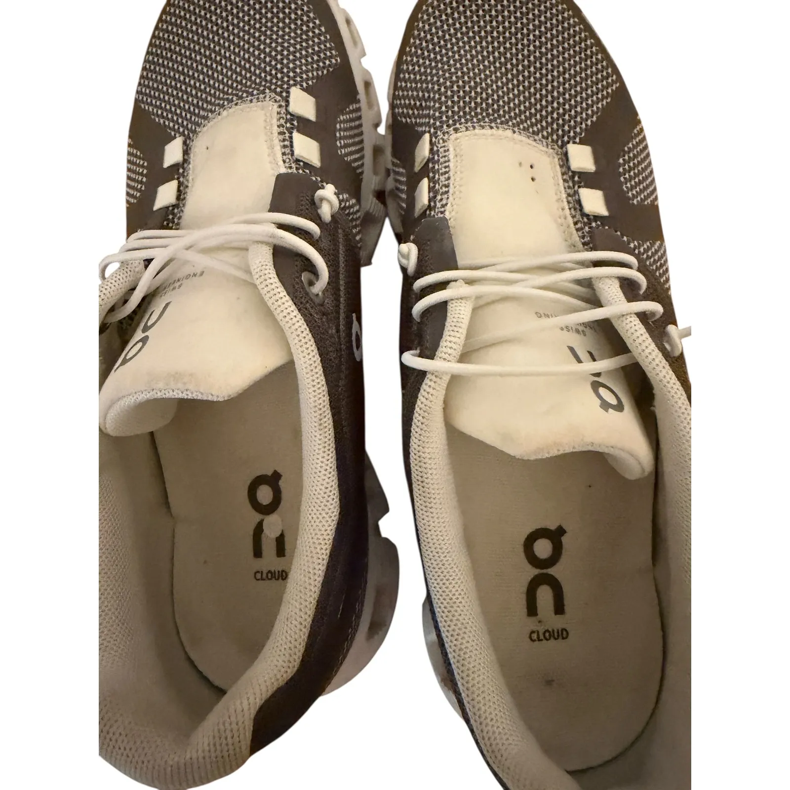 On Cloud Running Shoes Women's Size 6 US Gray Beige CloudTec Sole Sneakers - Image 7