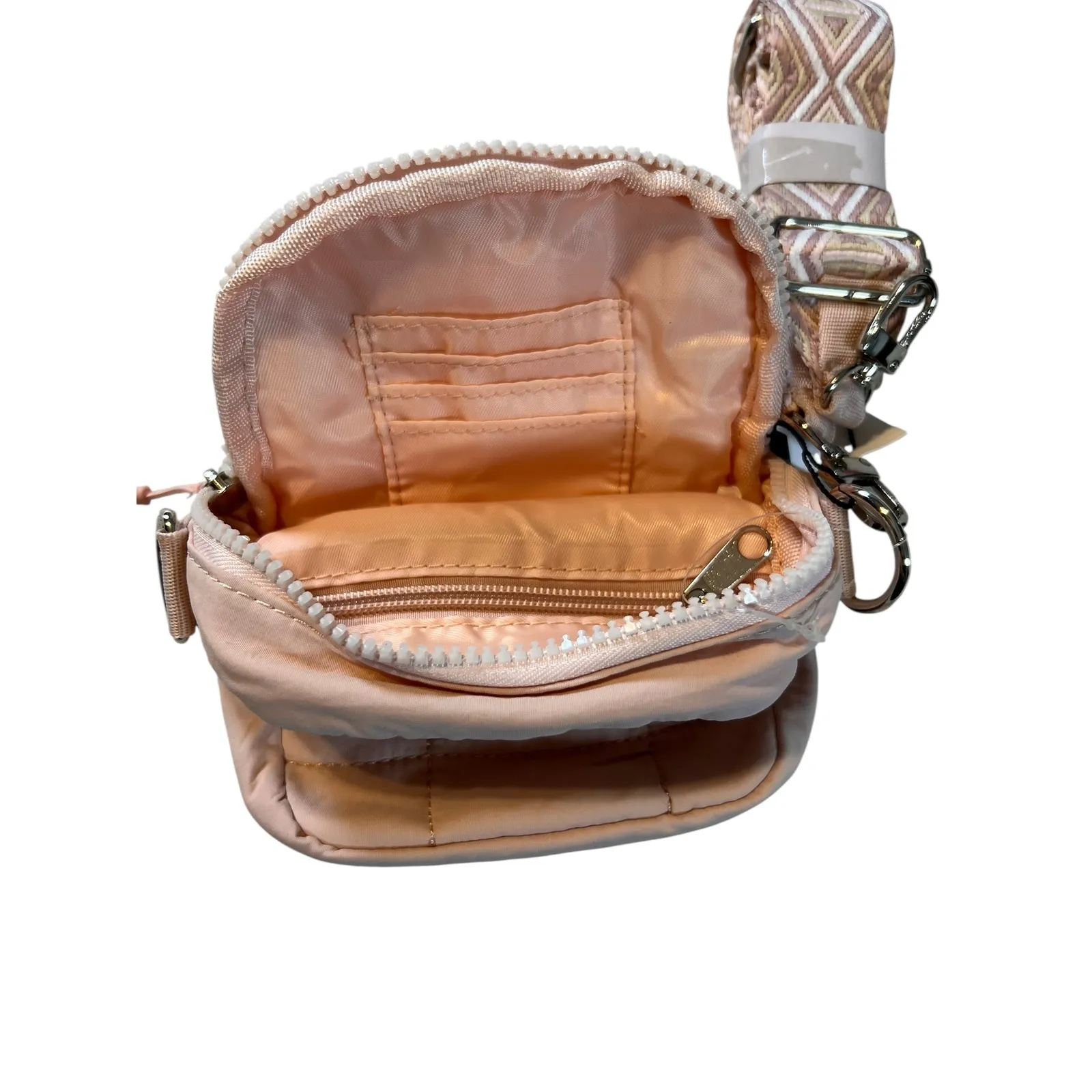 Telena Puffer Small Crossbody Bag Women's Quilted Purse – Pink NWT - Image 3