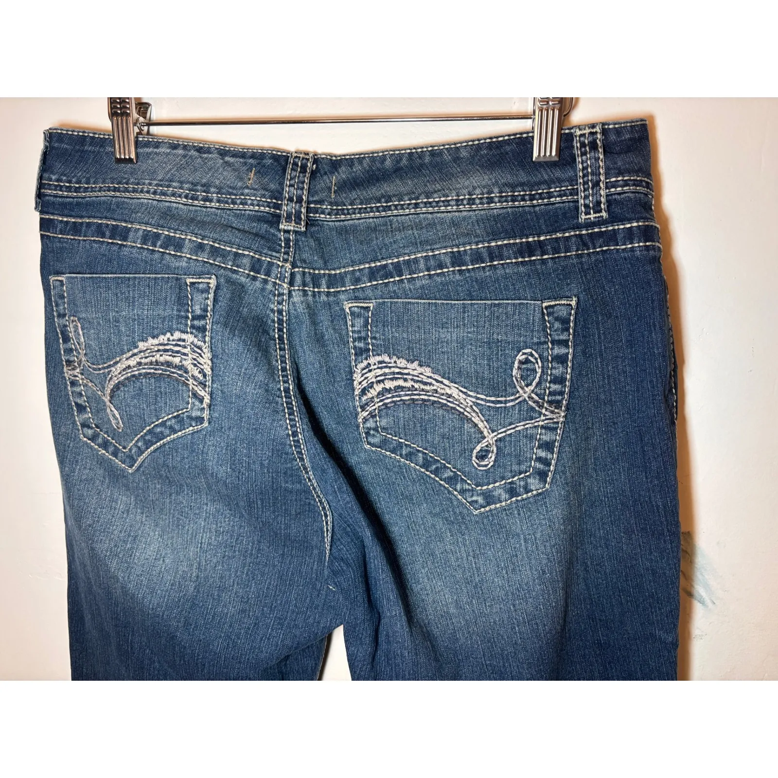 Nine West Shorts Womens 14 Blue Denim Brady Vintage America Collection Bottoms - Image 3