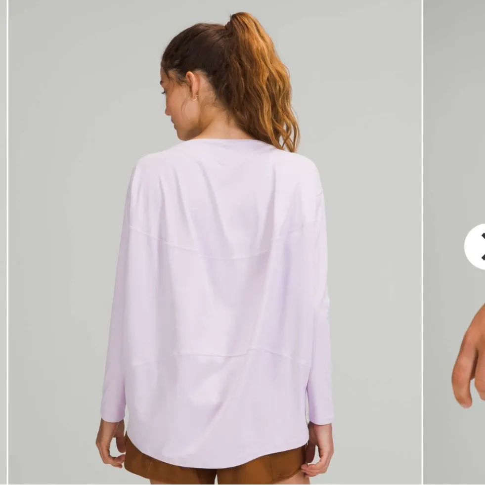 Lululemon Back in Action Nulu Top in Lavender Sz 8 - Image 2