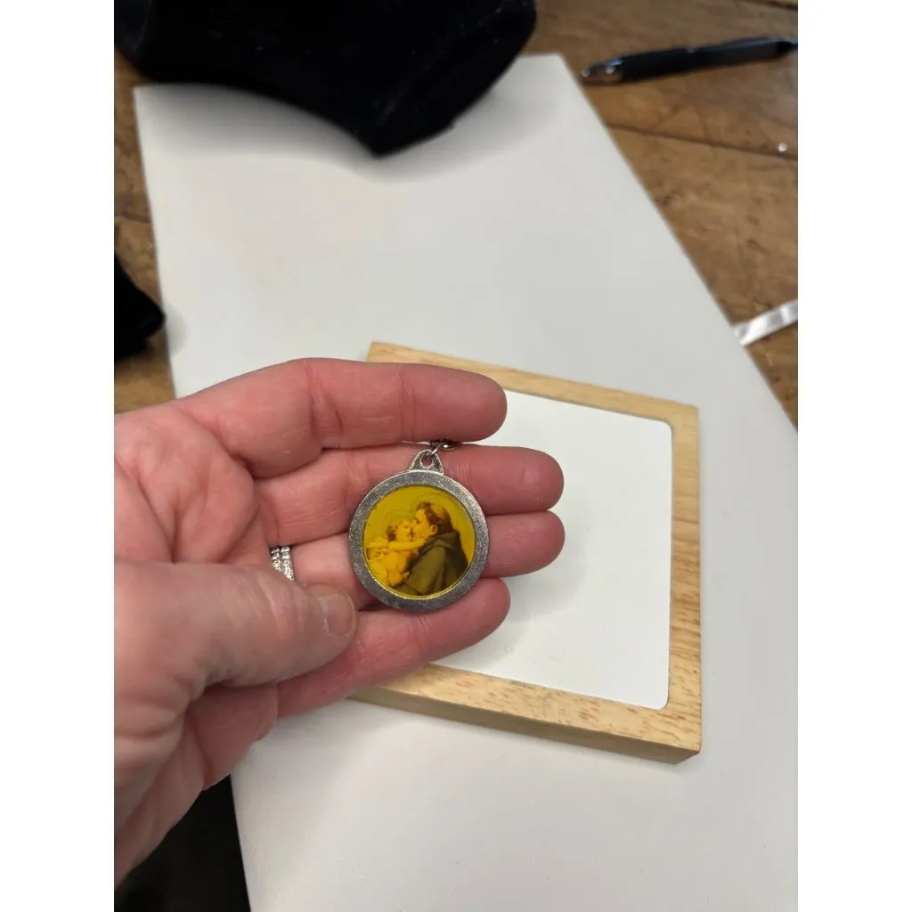 Saint Anthony Blessed Relic Keychain With Double - Image 7