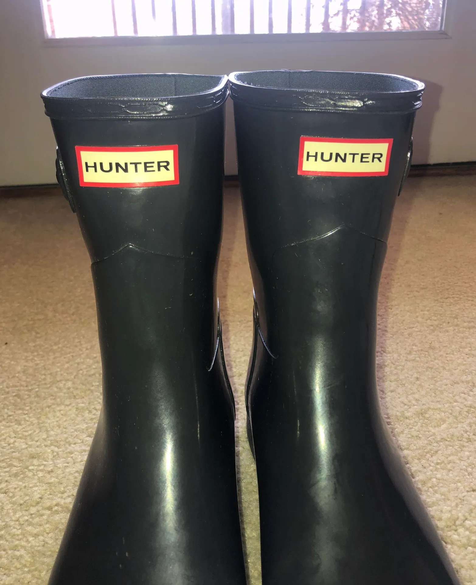 Hunter Short Gray Rain Boots - Image 5