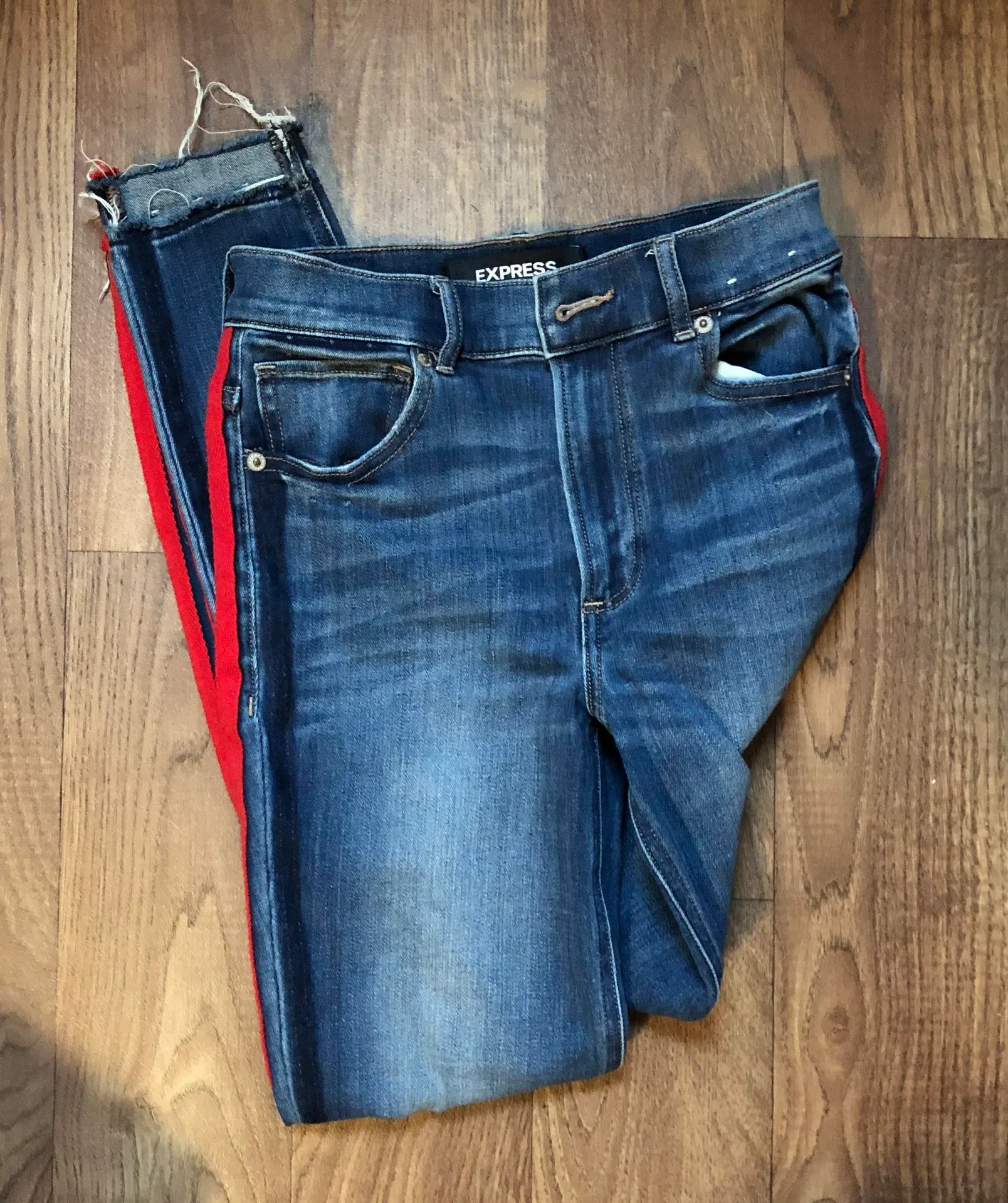 EXPRESS Jeans 0R Red Stripe - Image 3