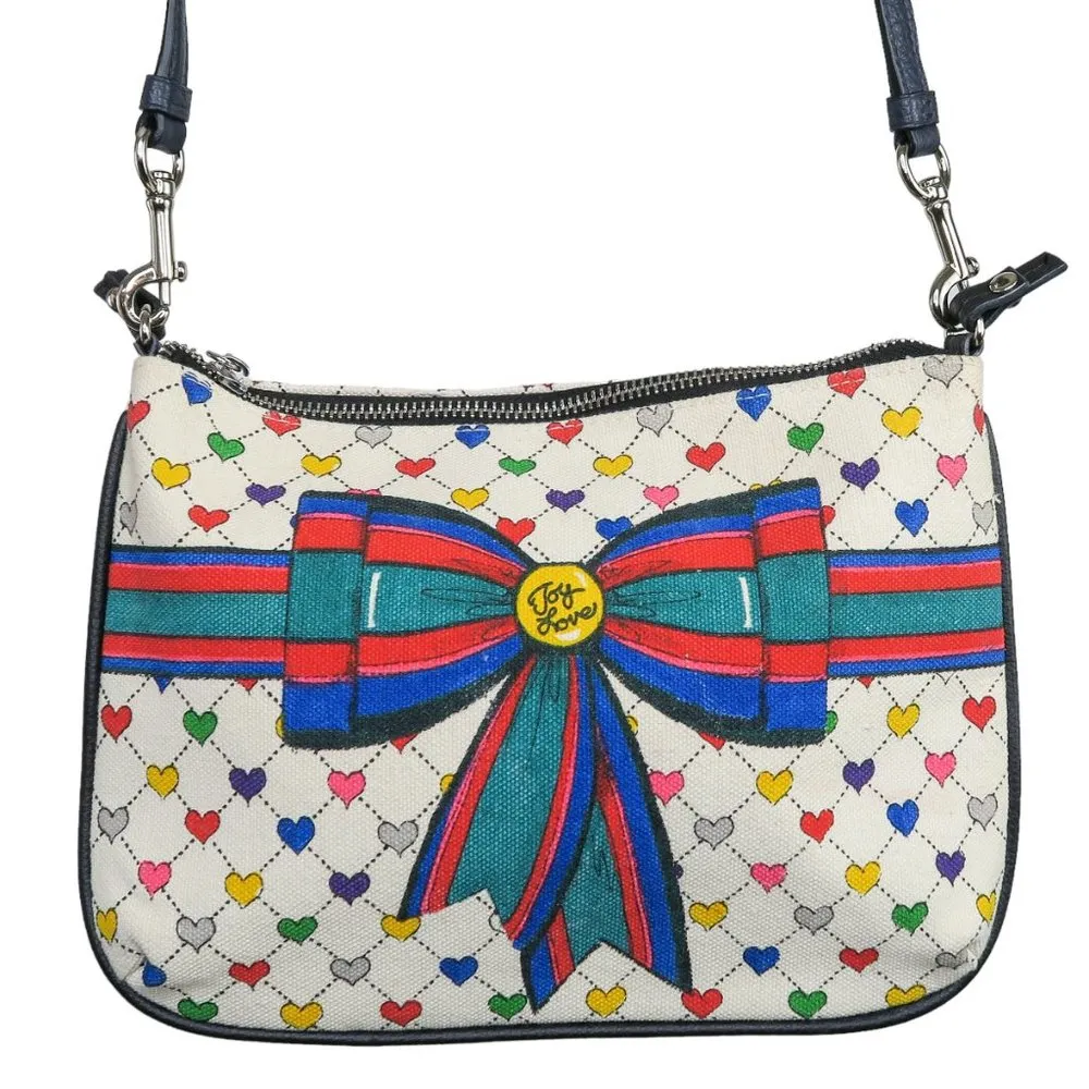 Brighton Love & Joy Rainbow Heart Pouch Crossbody Purse - Image 5