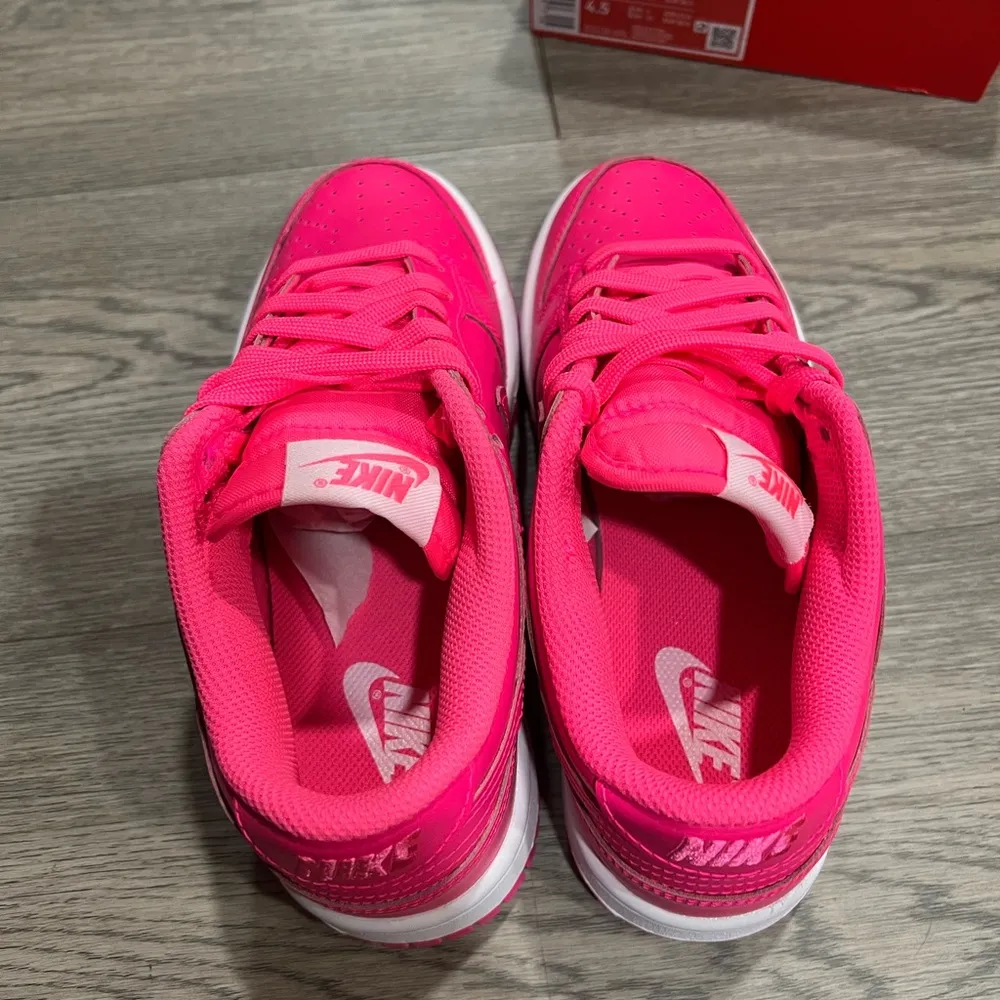 Nike Dunk Low Hyper Pink Sneakers DZ5196-600 Women’s Size 6 New with Box - Image 4