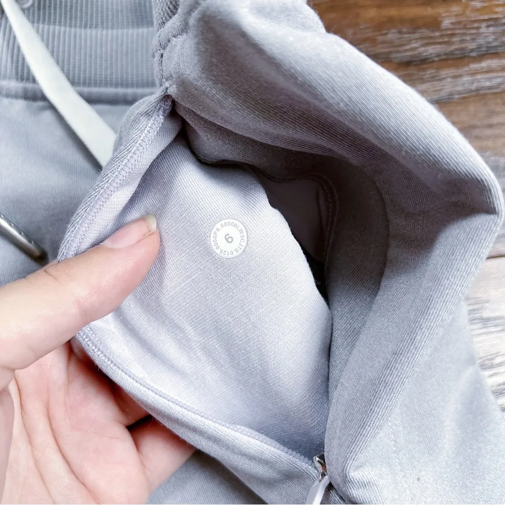 • Metro Miles Jogger pant light grey Heathered Stargaze french terry - Image 7