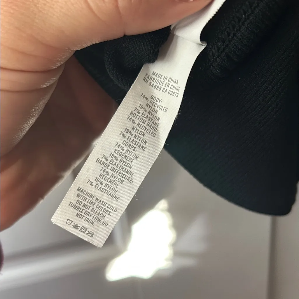 Offline by Aerie Sidewalk Seamless Cropped Shirt Black - Image 5