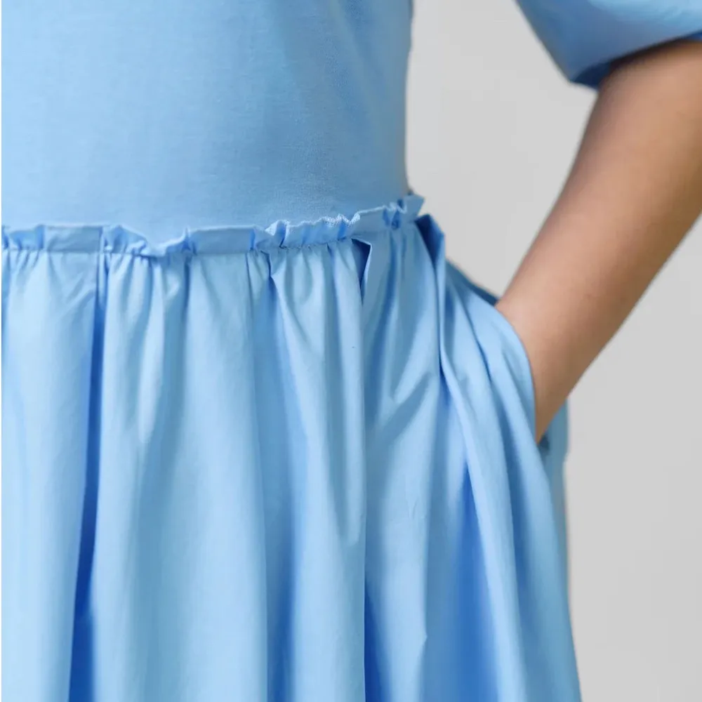 Tanya Taylor Adelaide Dress in Light Blue, Plus Size 3X (22-24) New w/Tag $495 - Image 6
