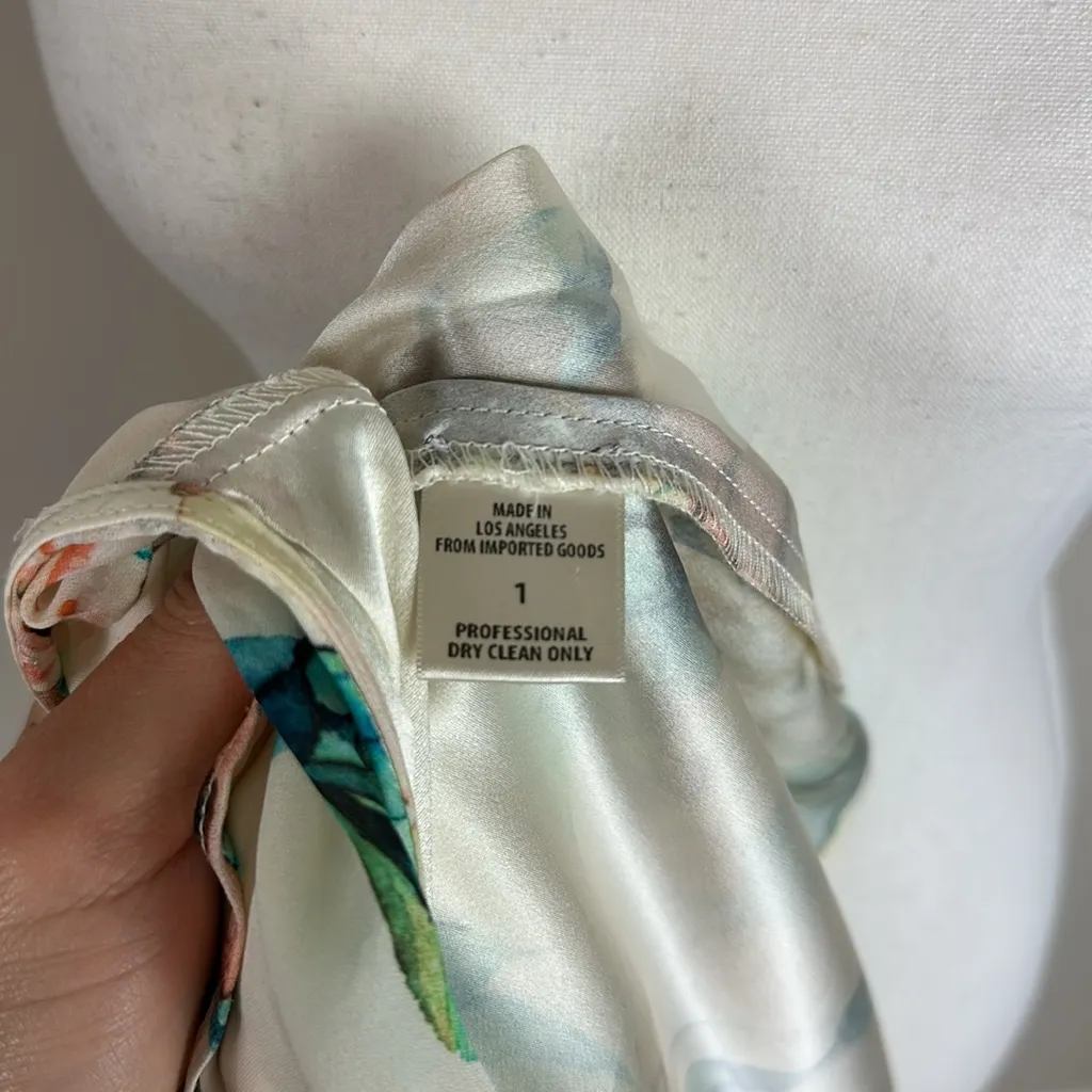 Stone Cold Fox‎ Giselle Floral Robe Mini Dress Size 1 - Image 11