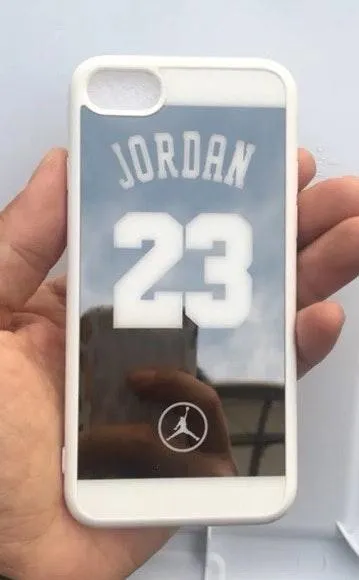 iPhone 6/6s Cute HD NBA Michael Jordan Mirror Case White  - Image 4