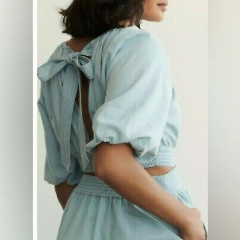 Anthropologie Love the Label Puff Sleeve Mini Dress - Image 2