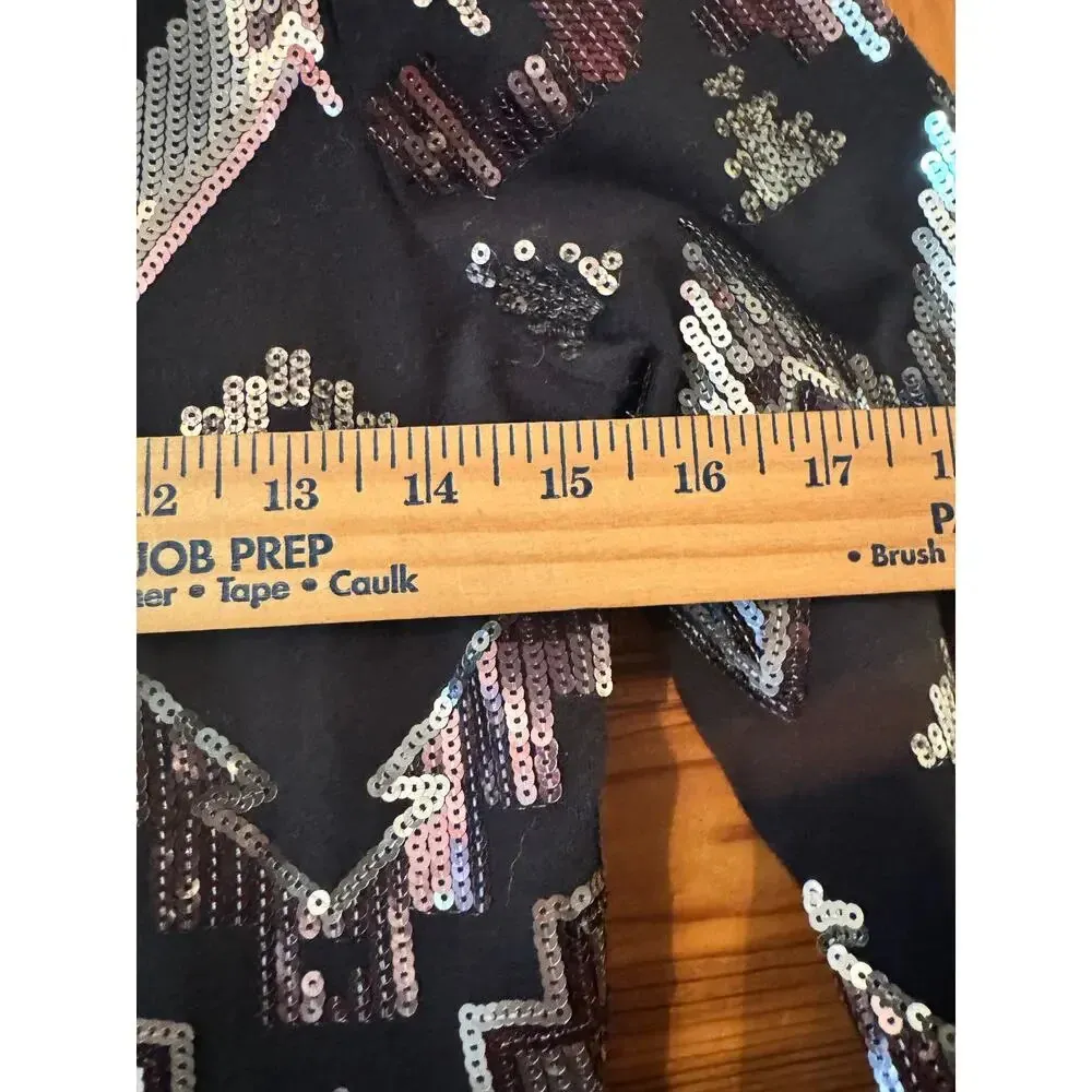 EXPRESS Sequined front/back Cotton blend bodycon dress SP - Image 6