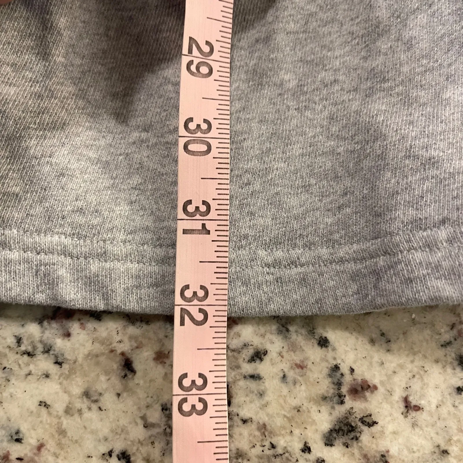 Something Navy Gray Ruffle Collar Tie Neck Sweatshirt Dress Puff Sleeve Small - Image 9